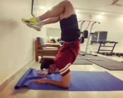 He is a fitness freak and exercises daily to remain healthy and fit.